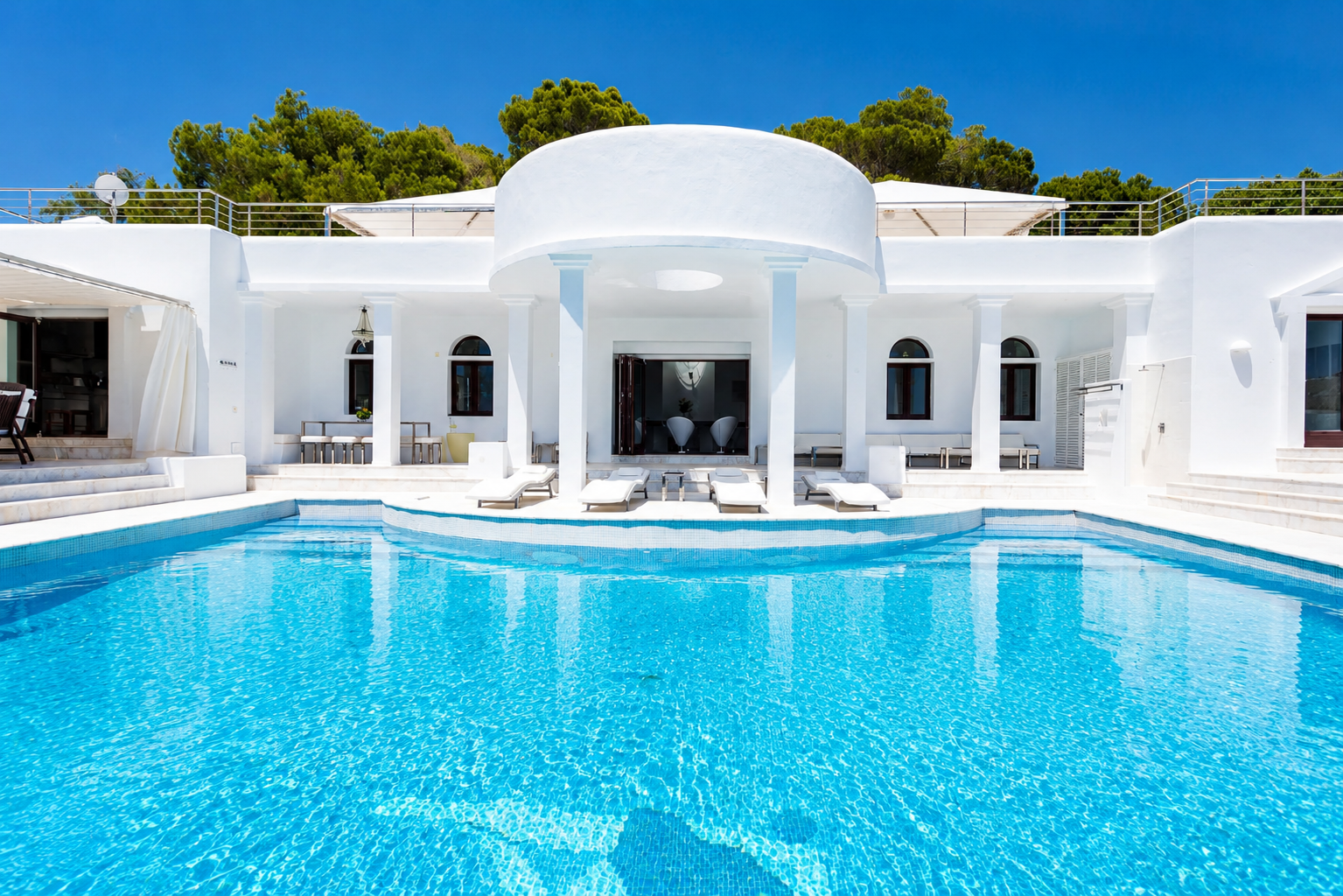 Luxury villa in Ibiza exterior